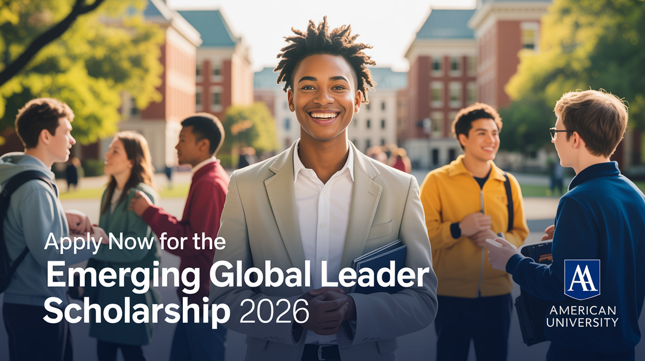 American University Application Fee Waiver and Emerging Global Leader Scholarship 2026