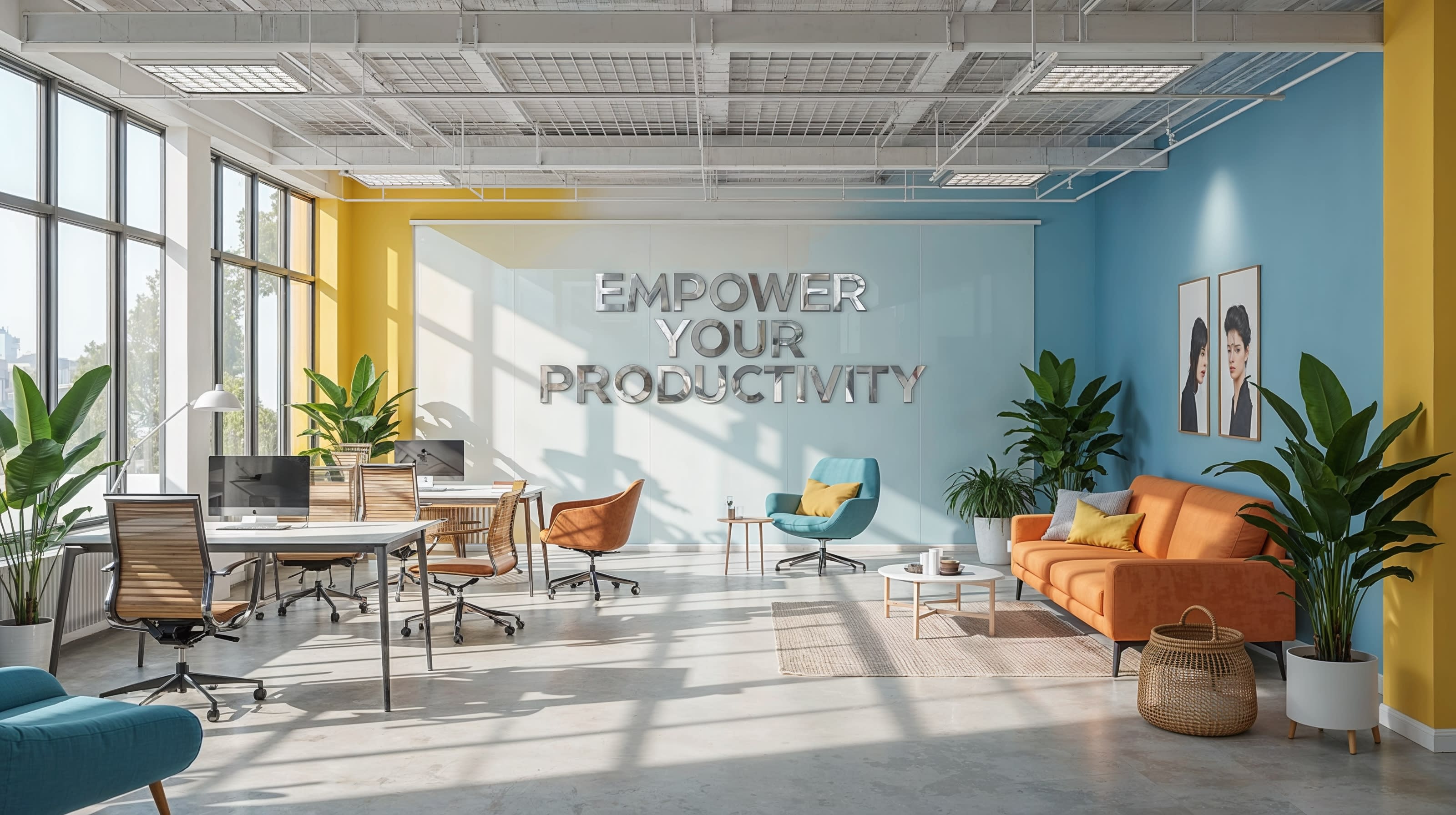 Using Color in Workspaces to Boost Productivity and Positivity
