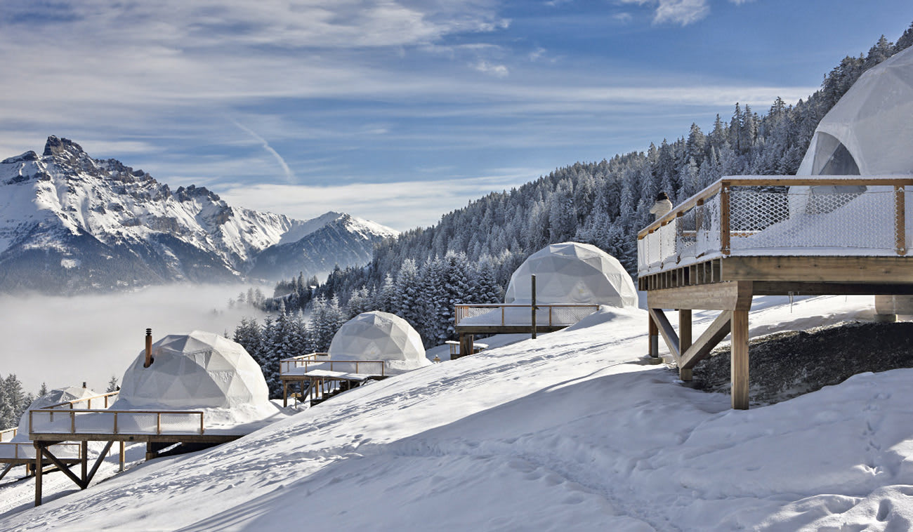 Whitepod Eco-Luxury Hotel: Alpine Sustainability in Switzerland