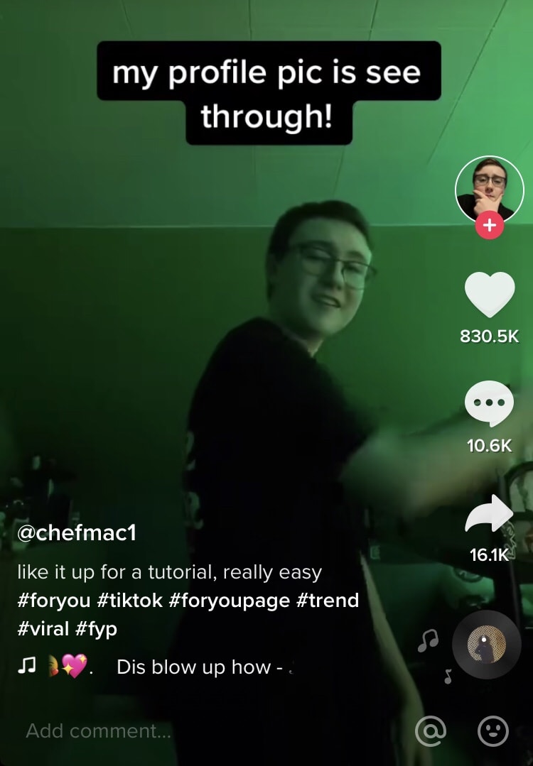 How To Get A Transparent Profile Picture On TikTok Snap Font