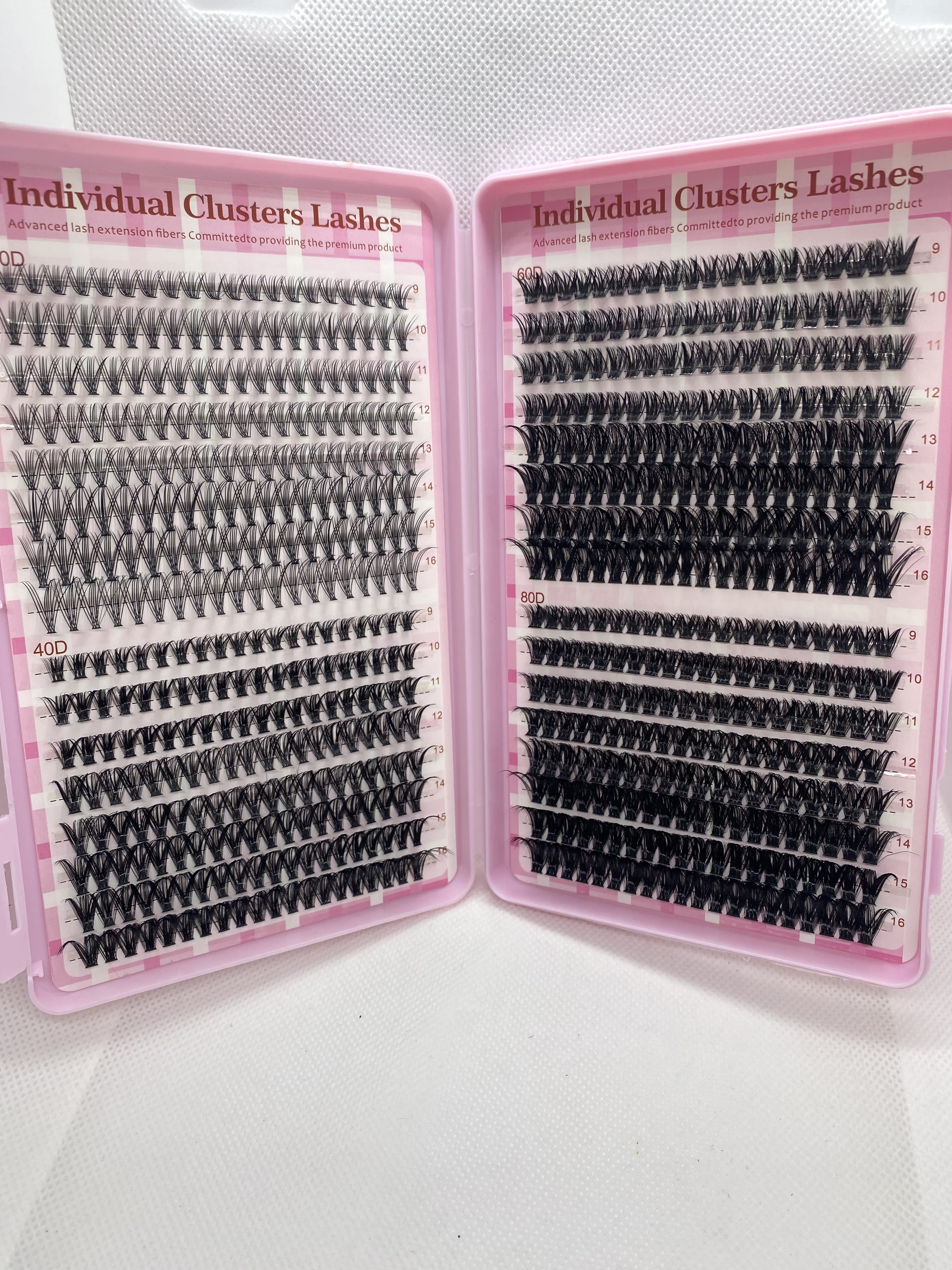 ✨ Pestañas en Racimos Individual Clusters – Volumen Personalizable ✨