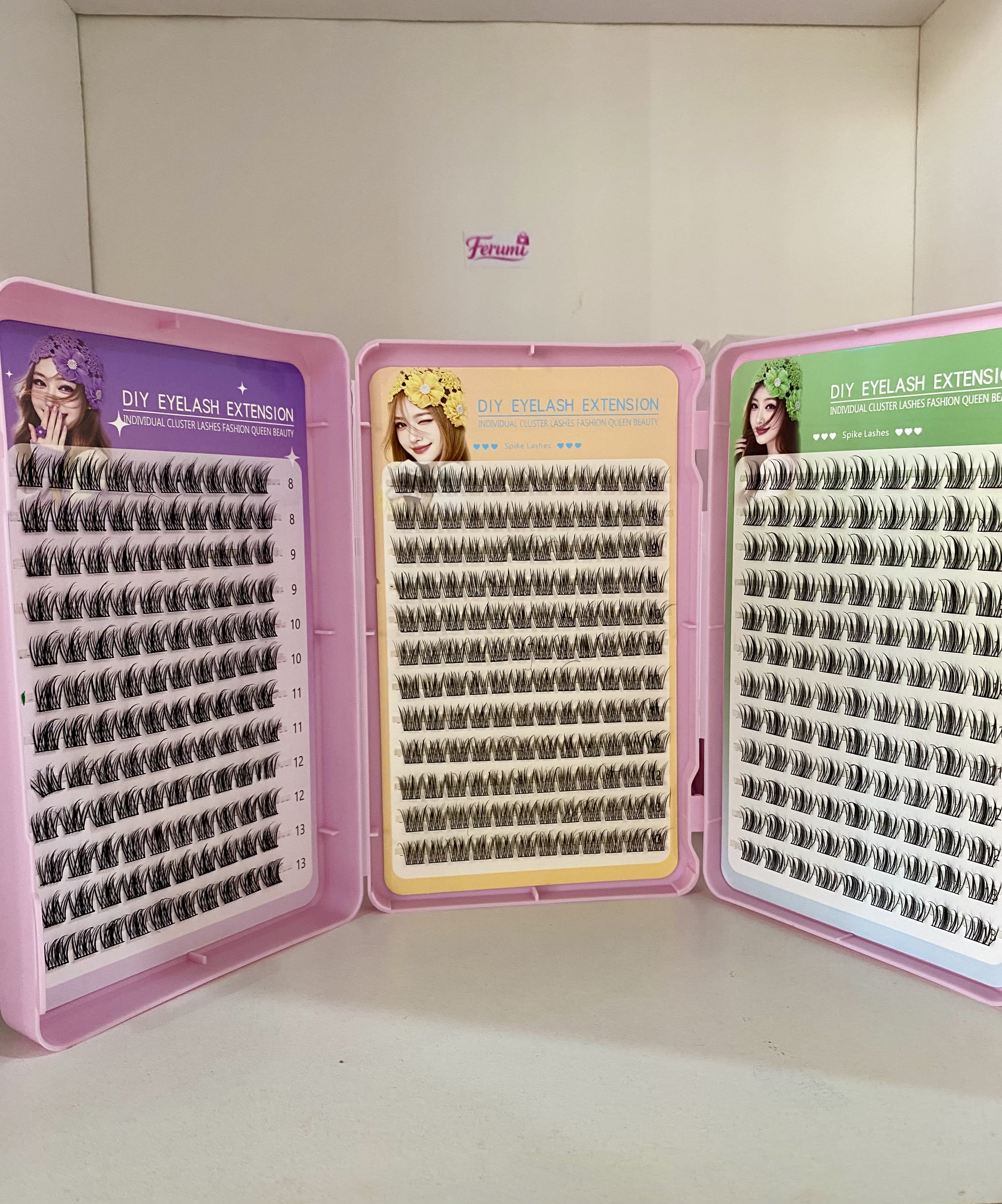 🎀 Pestañas XL — 3 estilos
