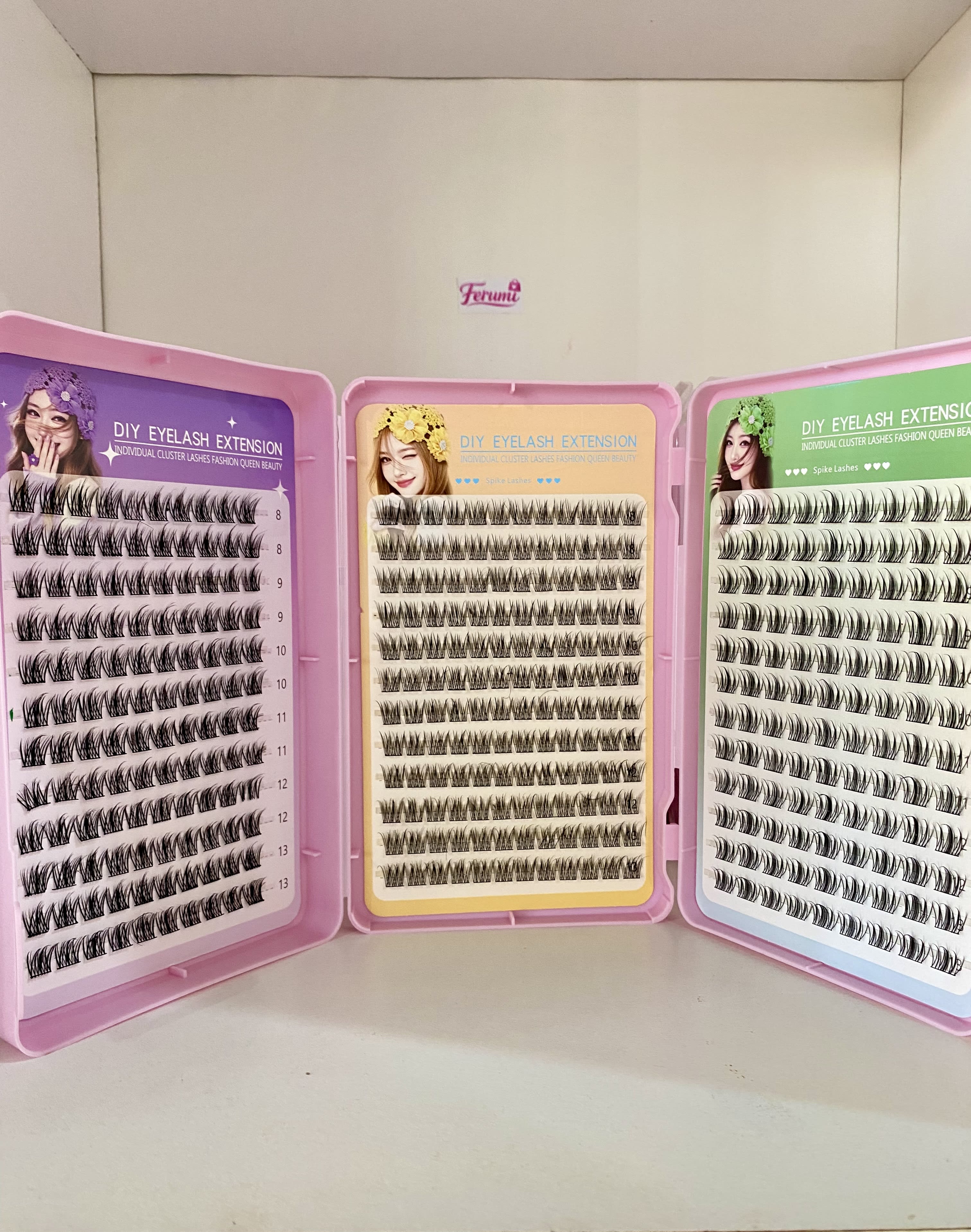 🎀 Pestañas XL — 3 estilos