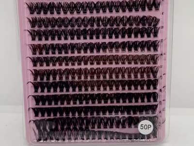 Producto: Set Profesional de Pestañas en Racimo - Mega Volumen DIY (14 Filas)