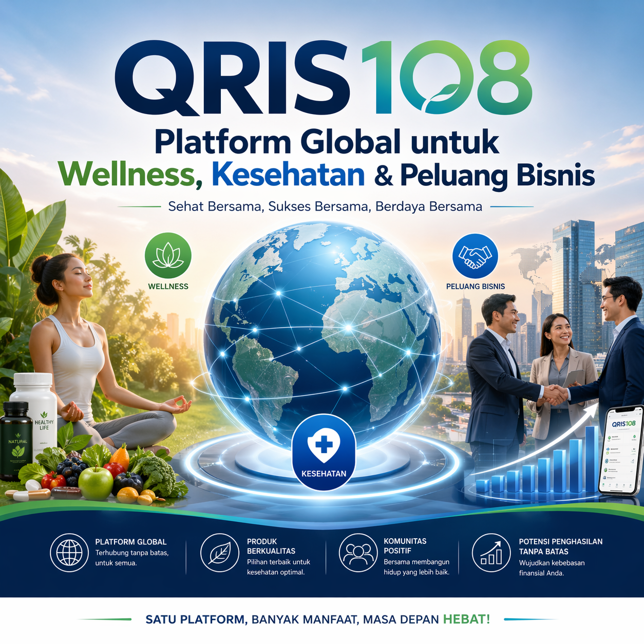 QRIS108 : Platform Global untuk Wellness, Kesehatan & Peluang Bisnis