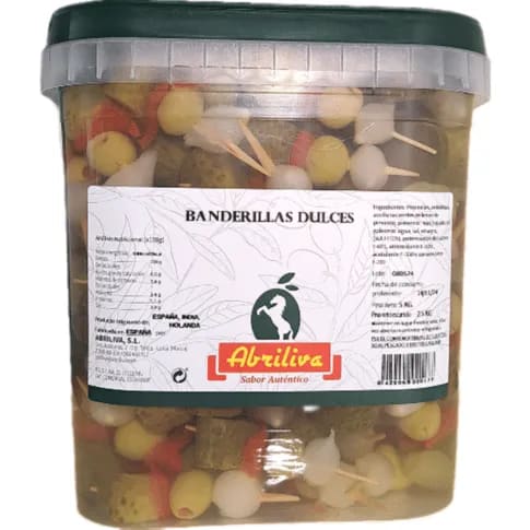 Banderillas Dulces Cubo