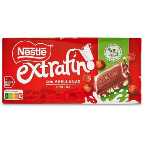 Chocolate Nestlé Avellanas