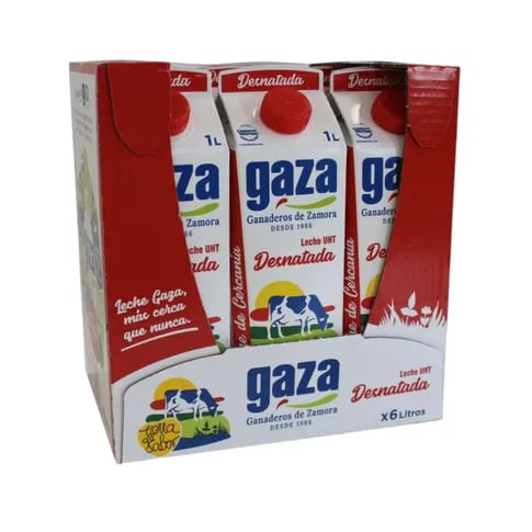 Leche Desnatada Gaza 6L