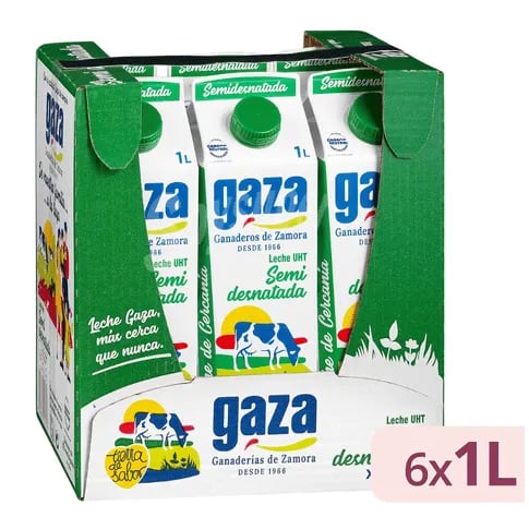 Leche Semi Gaza 6L