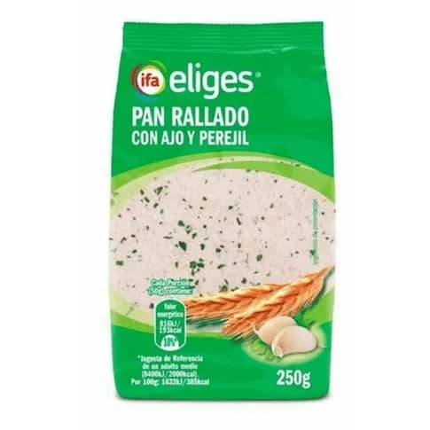 Pan Rallado Ajo y Perejil