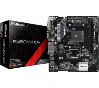 Mother Asrock B450M-HDV AM4 BULK - OUTLET
