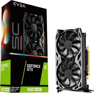 Placa de video EVGA NVIDIA GTX 1660 6GB SUPER SC ULTRA GAMING (06G-P4-1068-KR) OEM (SIN CAJA/SOLO PLACA)