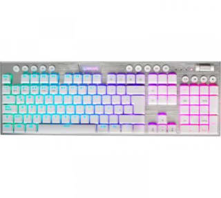 Teclado Mecanico Redragon Horus K618W RGB Wireless White Low Profile Switch Red