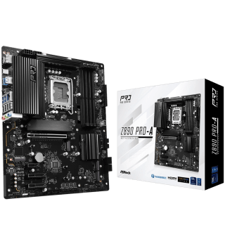 Motherboard ASRock Z890 Pro-A Intel LGA1851 ATX DDR5 PCIe 5.0 M.2 Gen5 LAN 2.5G Thunderbolt USB 4