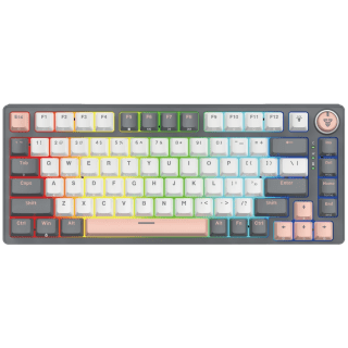 Teclado Mecánico Inalámbrico Fantech ATOM PRO83 MK913 SATURN 75% ARGB BT USB Switch Blue Inglés US