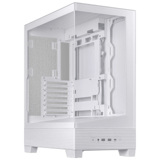 Gabinete ASUS A31 Mid Tower ATX BTF TG USB-C Base Inclinada 8º Blanco