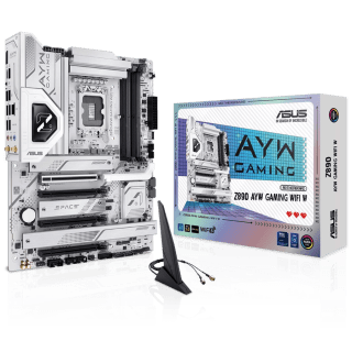 Motherboard ASUS Z890 AYW GAMING WIFI W Intel LGA1851 ATX DDR5 PCIe 5.0 M.2 Gen5 WiFi6 2.5Gb Blanco