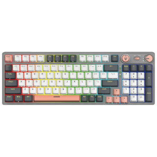 Teclado Mecánico Inalámbrico Fantech ATOM PRO96 MK914 Saturn 95% ARGB BT USB Switch Blue Inglés US