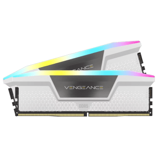 Kit Memoria RAM CORSAIR VENGEANCE RGB DDR5 32GB (2x16GB) 6000MT/s CL38 1.35V EXPO XMP Blanco