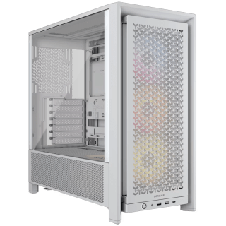 Gabinete CORSAIR FRAME 4000D RS ARGB Mid Tower E-ATX Modular TG USB-C BTF 3xFan Blanco