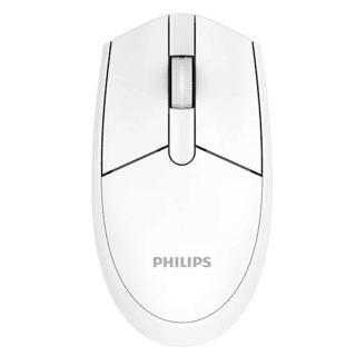 Mouse Inalámbrico Philips SPK7337 3000 Series 1200 DPI 2.4GHz USB Blanco