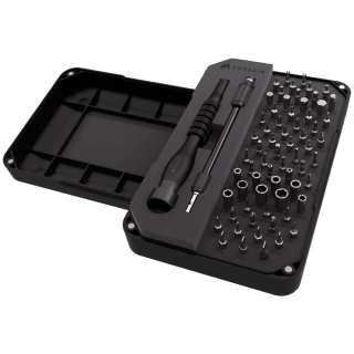 Kit de Herramientas CORSAIR PC DIY Precision Toolkit 1x Destornillador Imantado 65x Puntas