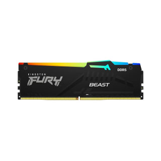 Memoria RAM Kingston Fury Beast RGB 32GB 6400 Mhz CL32 DDR5 - Black - Amd Expo & Intel XMP