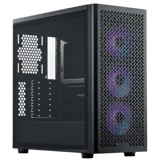 Gabinete Cooler Master Elite 502 Mid Tower E-ATX BTF TG Mesh USB-C 3xFan ARGB Negro