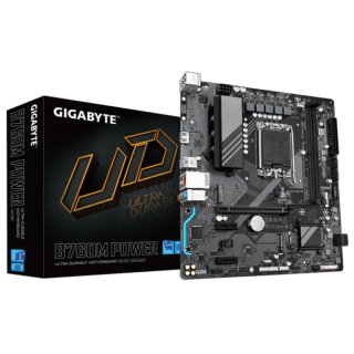 Motherboard GIGABYTE B760M POWER (rev. 1.0) Intel LGA1700 mATX DDR5 PCIe 4.0 M.2 Gen4 2.5GbE