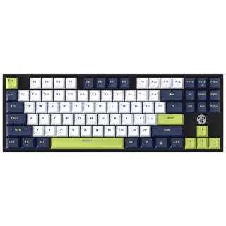 Teclado Mecánico Fantech ATOM87S MK877S MORI 80% ARGB USB Blanco Switch Taro Inglés US