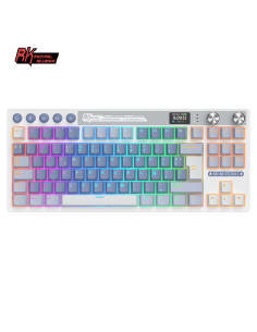 Teclado Royal Kludge Rkm87 Ocean Blue Switch Beige 75%