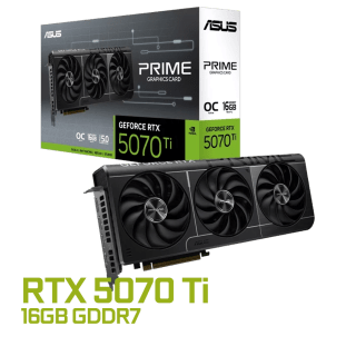 Placa de Video ASUS Prime GeForce RTX 5070 Ti OC 16GB GDDR7 256bit PCIe 5.0 SFF