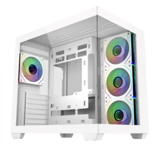 GAB COOLER MASTER ELITE 681 4*FAN ARGB ATX WH