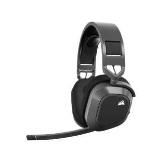 Auriculares gaming CORSAIR HS80 MAX WIRELESS, gris acero