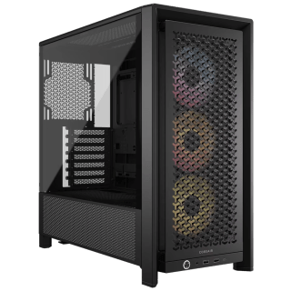 Gabinete CORSAIR FRAME 4000D RS ARGB Mid Tower E-ATX Modular TG USB-C BTF 3xFan Negro
