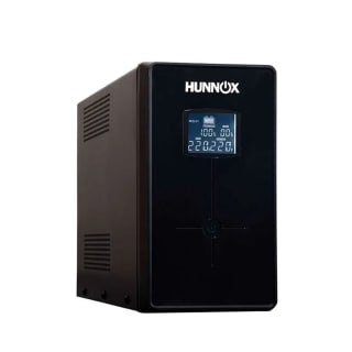 HUNNOX UPS Y ESTABILIZADOR 1200VA METAL LCD C/USB