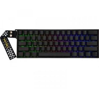 Teclado Magnetico Aula 60HE Mini PRO 8000Hz Wireless 2.4Ghz Bluetooth 5.0  Black RGB USB-C