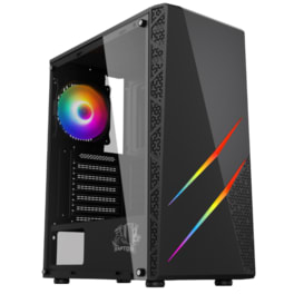 Gabinete Raptor Blaze Force V2 TG C/Coolers x3 RGB Vidrio Templado