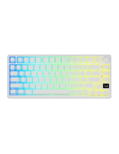 Teclado Magnético Royal Kludge Rkm75 He Aurora Frame Switch Mint 75%