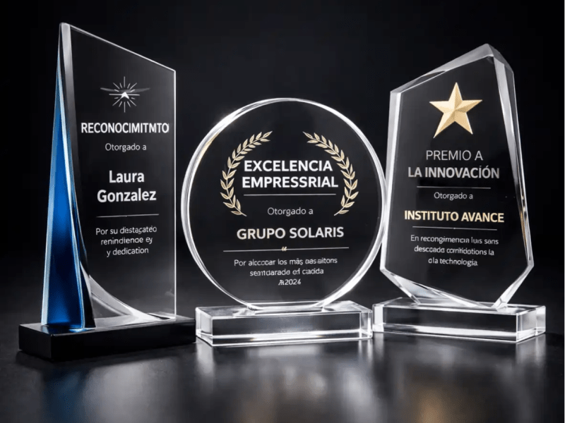 Placas de reconocimiento