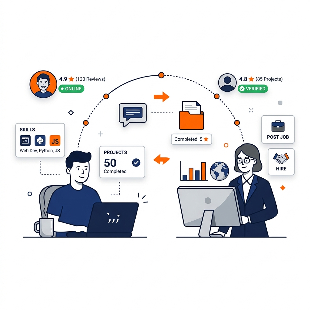 Freelancer Clone Dashboard