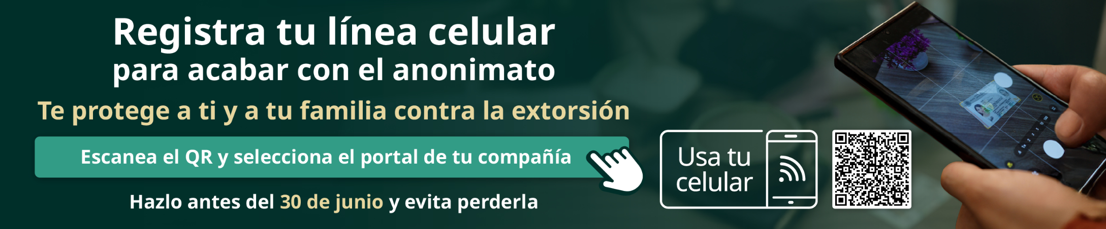 Registra tu Línea Celular - 284