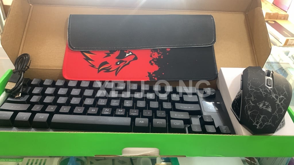 Wireless backlight keyboard