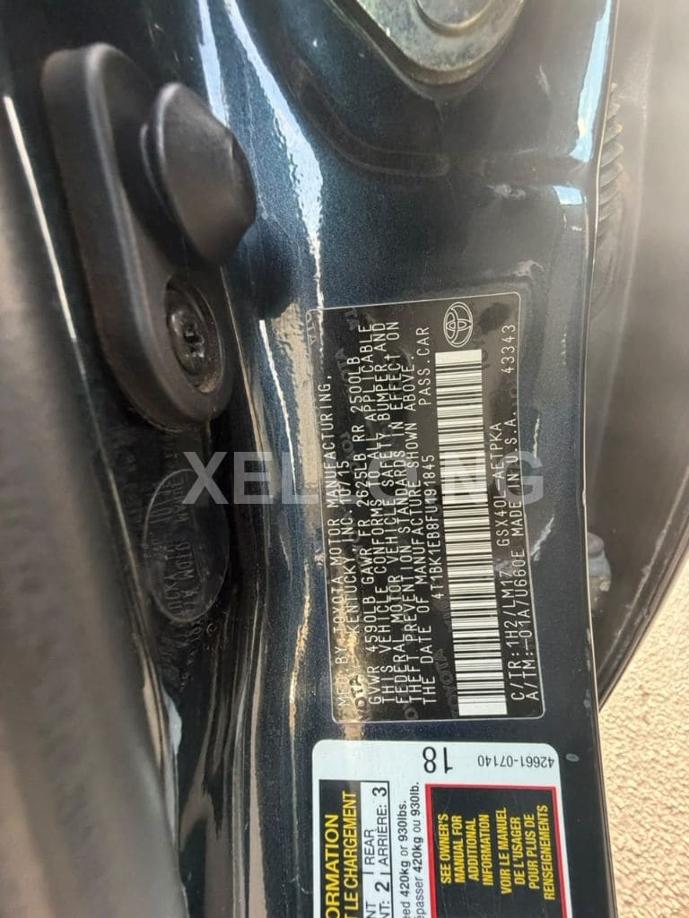 No sleep on this !
Registered ®️ 
Toyota Avalon 
2016 model 
Firstbody that needs repainting 
11M 4