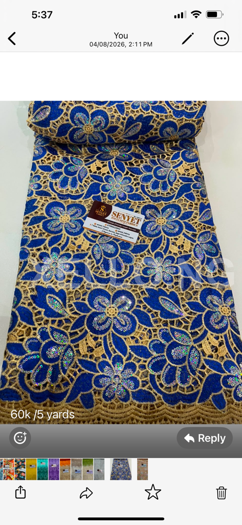 Sample lace for sale in Ipaja, Lagos