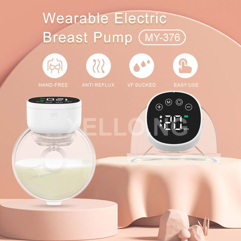 2026 Trending MY-381 Wearable Breast Pump 160ml 4 Modes 3