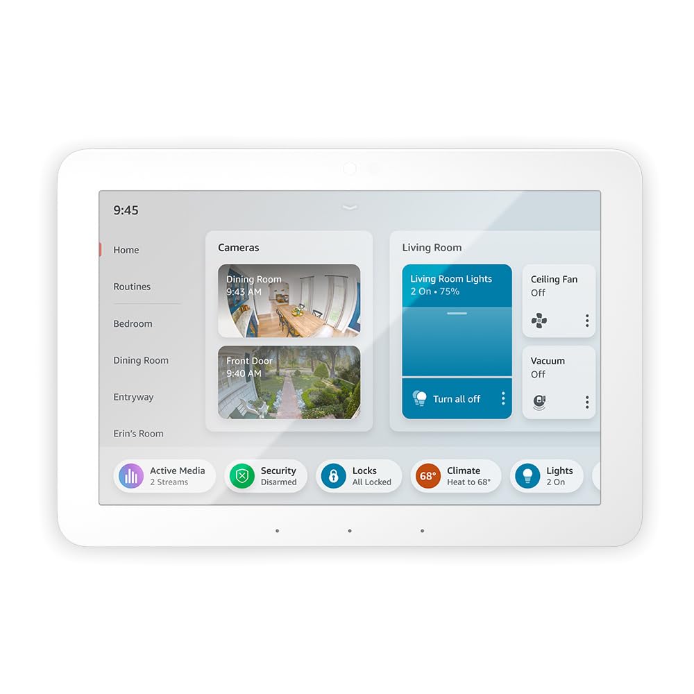 Amazon Echo Hub, 8” smart home control panel with Alexa+ Early Access, Compatible with thousands of devices Device only