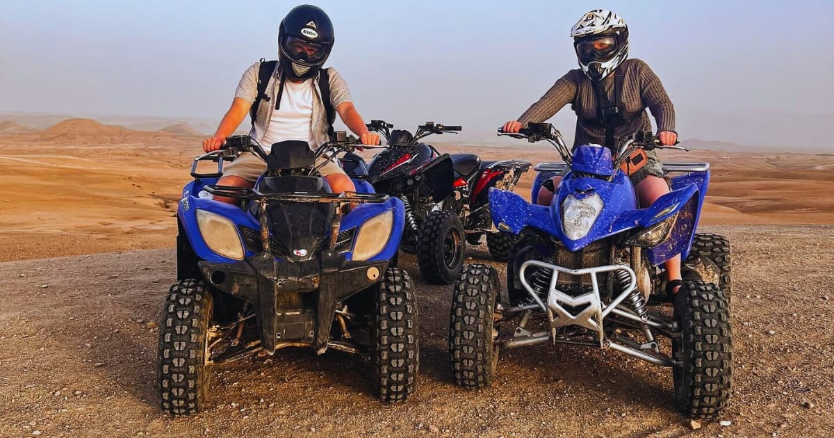 Agafay Desert Quad Biking Camel Ride Lunch & Pool