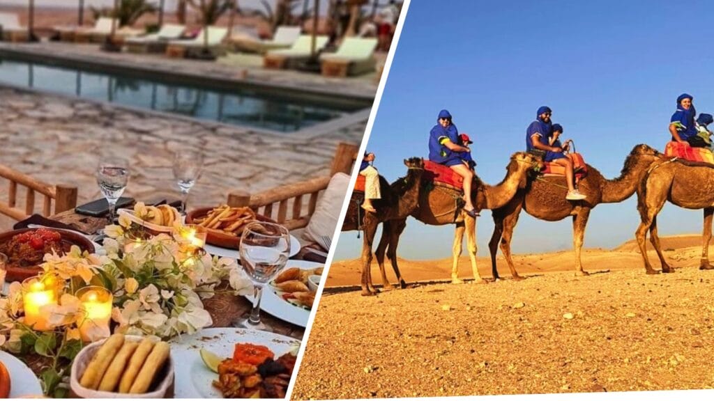 Agafay Desert Camel Ride and Lunch And Pool