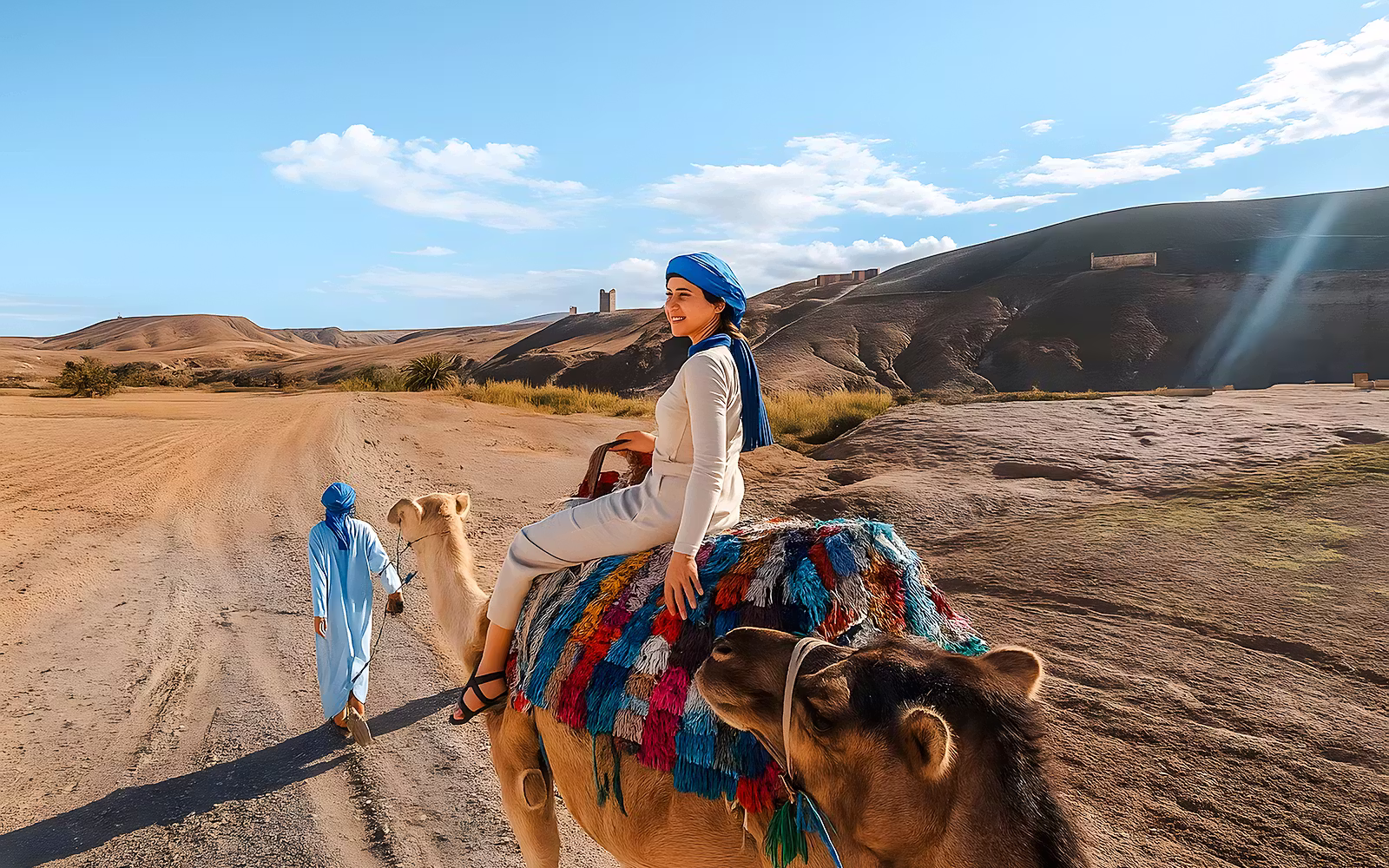 Half-Day Agafay Desert Tour with Camel Ride